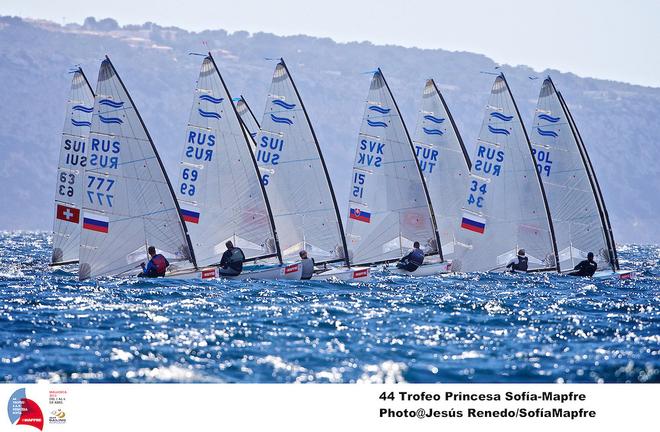 ISAF Sailing World Cup Palma 2013- Finn Class on Day 4  © Robert Deaves/Finn Class http://www.finnclass.org